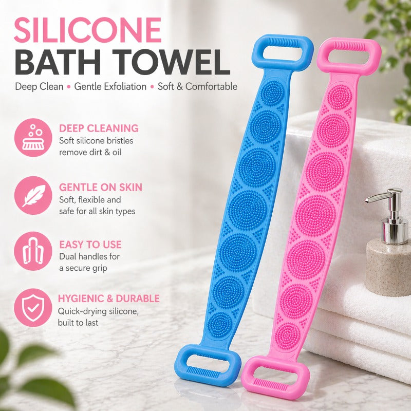 Hygienic Silicone Back Scrub – Newshopllox